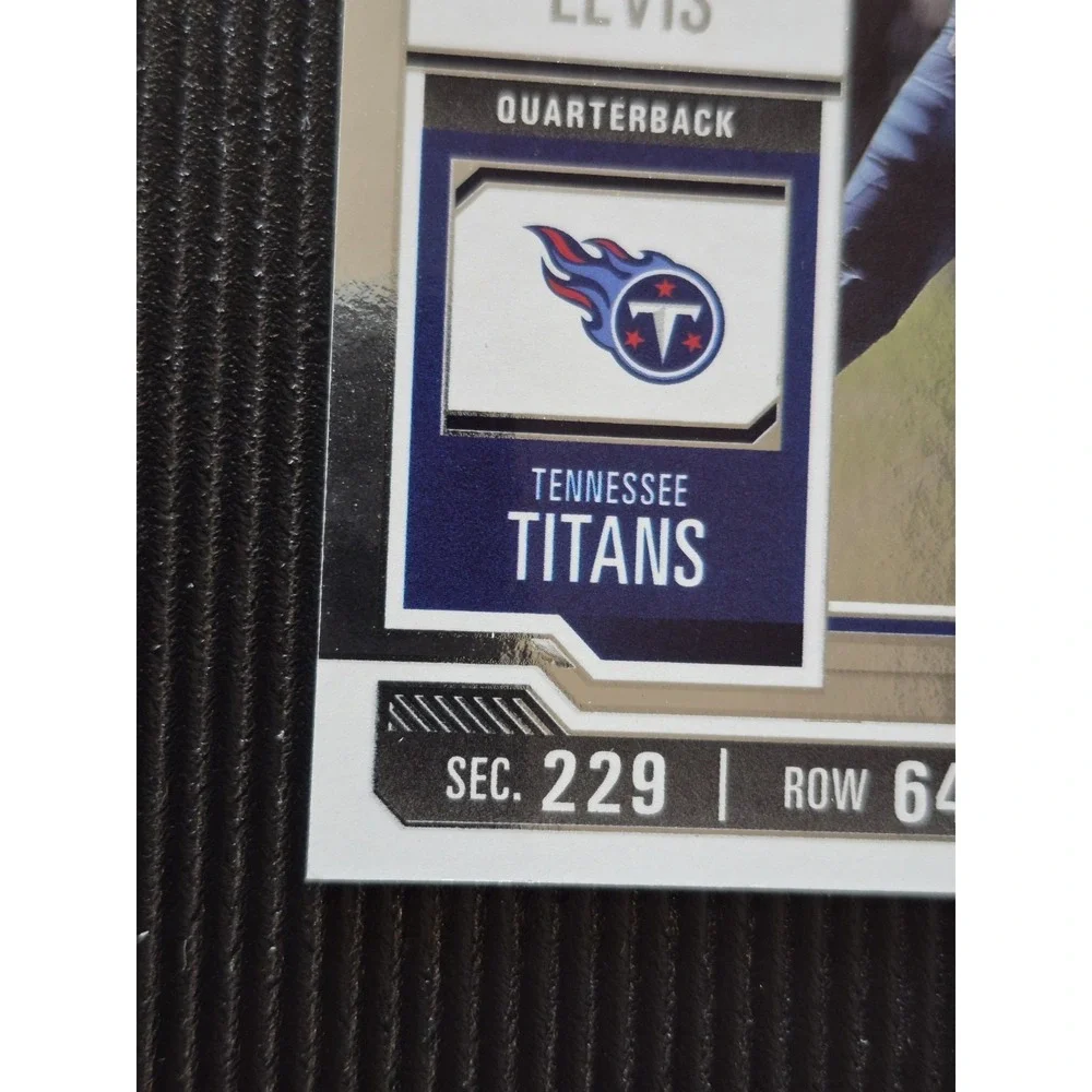 2023 Panini Contenders Will Levis #97 Playoff Ticket Silver /199 (RC) Titans